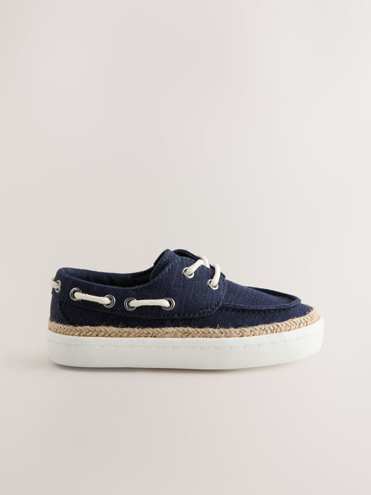 Navy Boat Shoes image 2
