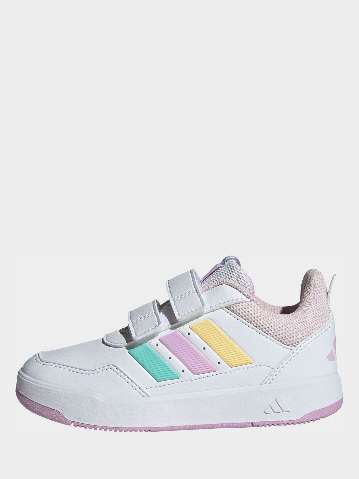 adidas White/Multi Hook and Loop Tensaur Sport 3.0 Junior Trainers image 10
