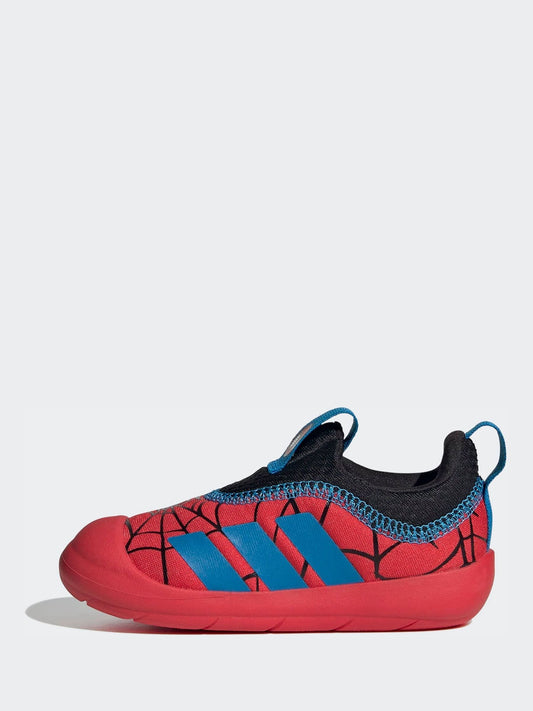 adidas Red Marvel Spiderman Monofit Infant Trainers image 2