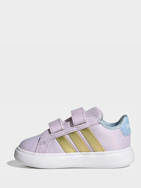 adidas Purple Disney Frozen Grand Court 3.0 Infant Trainers image 2