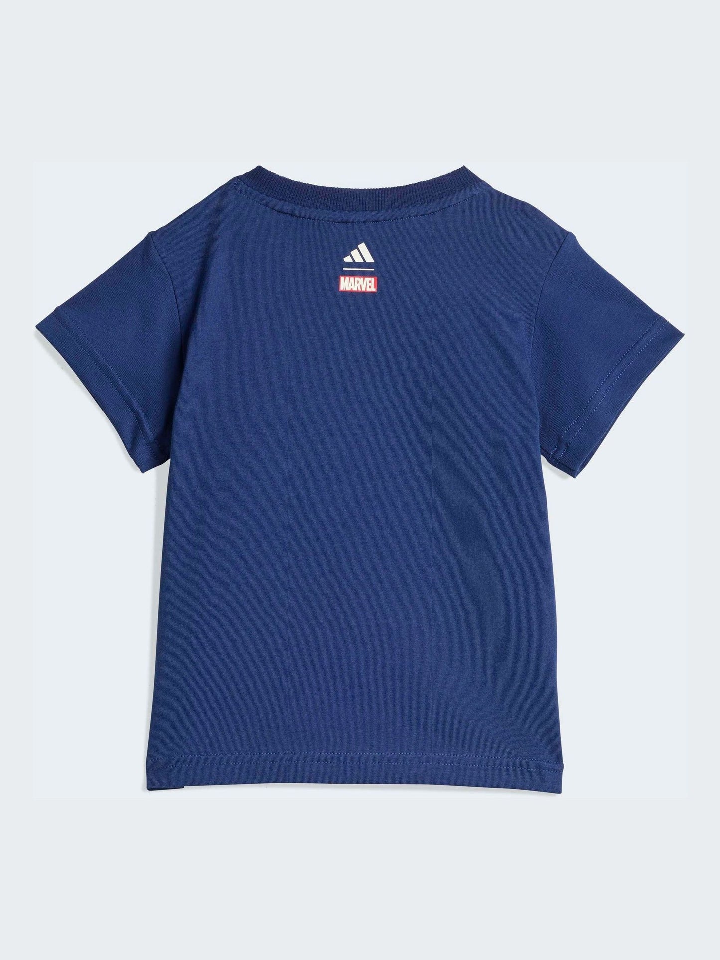 adidas Blue Marvel Spider-Man Top and Shorts Infant Set image 7