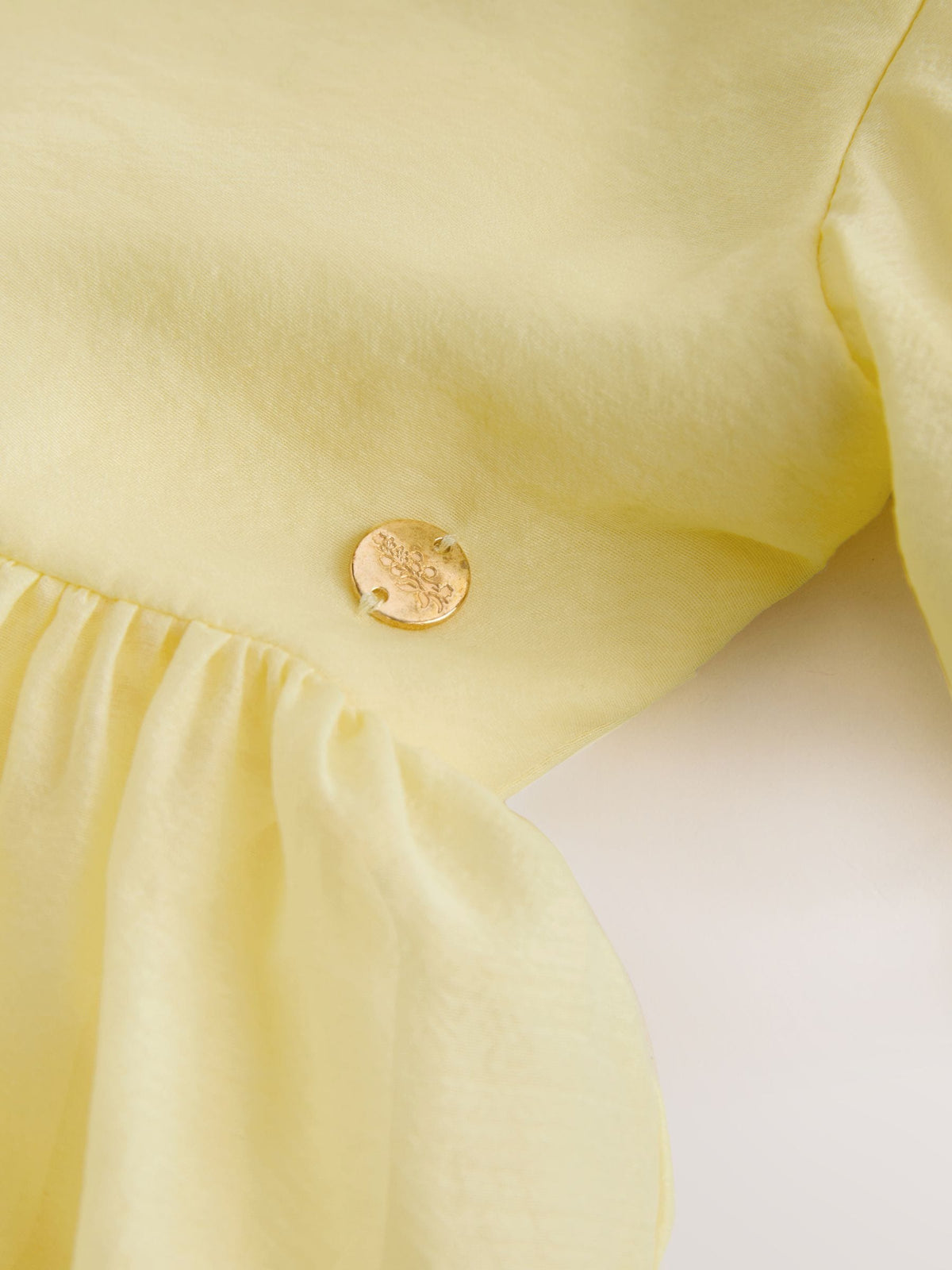 Dsiney Kidz - Laura Ashley Light Yellow Bow Back Flower Bridemaid Dress image 10