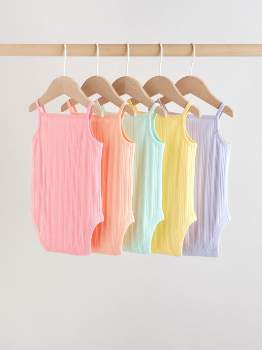 Dsiney Kidz - Multi Vest Baby Bodysuits 5 Pack image 2