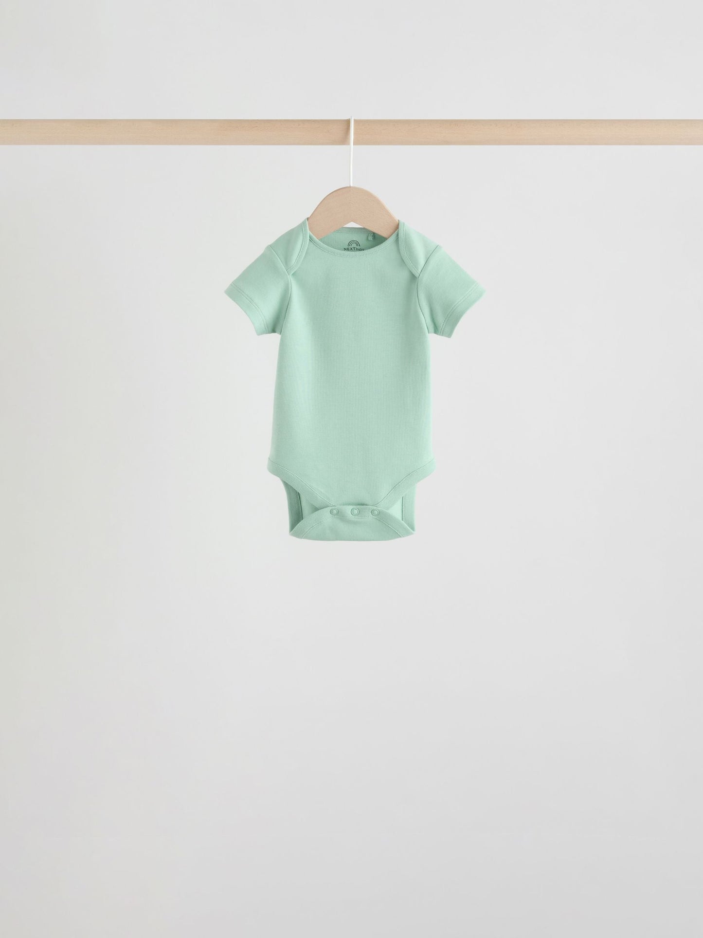 Green Short Sleeve Baby Bodysuits 5 Pack image 10