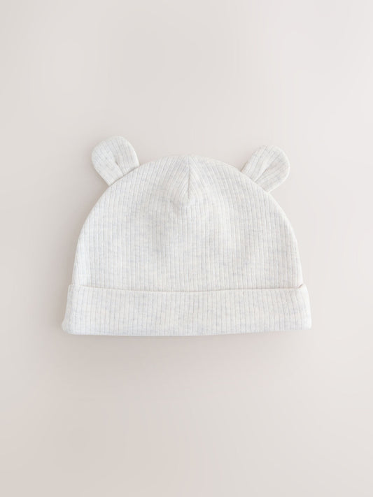Neutral Baby Beanies 3 Pack (0-12mths) image 3