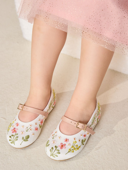 Dsiney Kidz - Multi Embroidered Occasion Mary Jane Shoes image 2