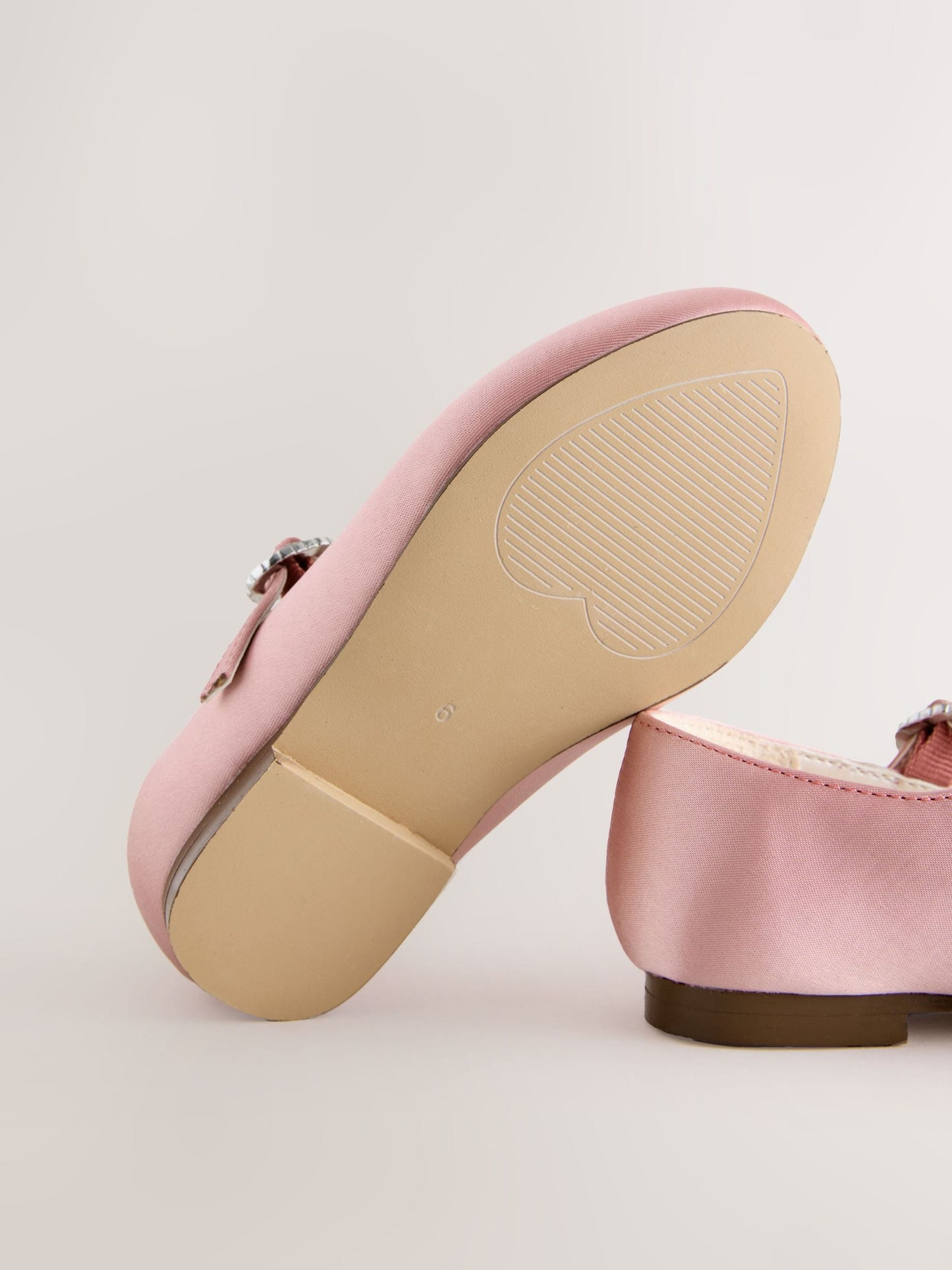 Pink Satin Flower Girl Occasion Mary Jane Shoes image 5