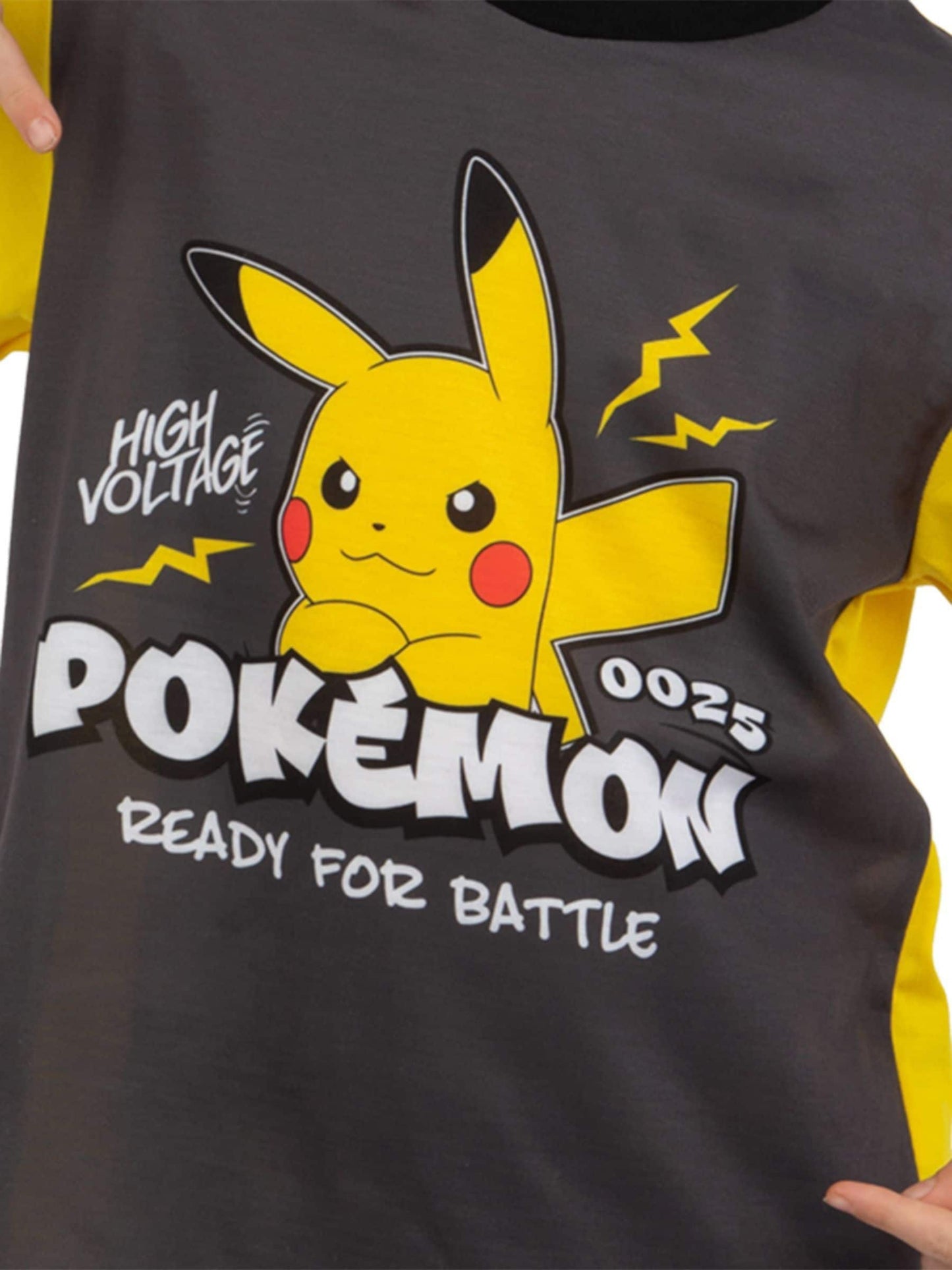 Dsiney Kidz - Character Black Pokemon Short Sleeve Pyjamas image 6