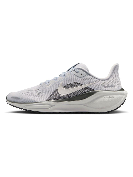 Nike White Grey Youth Air Zoom Pegasus 41 Running Trainers image 2
