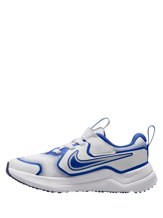 Nike White/Blue Junior Cosmic Running Trainers image 2
