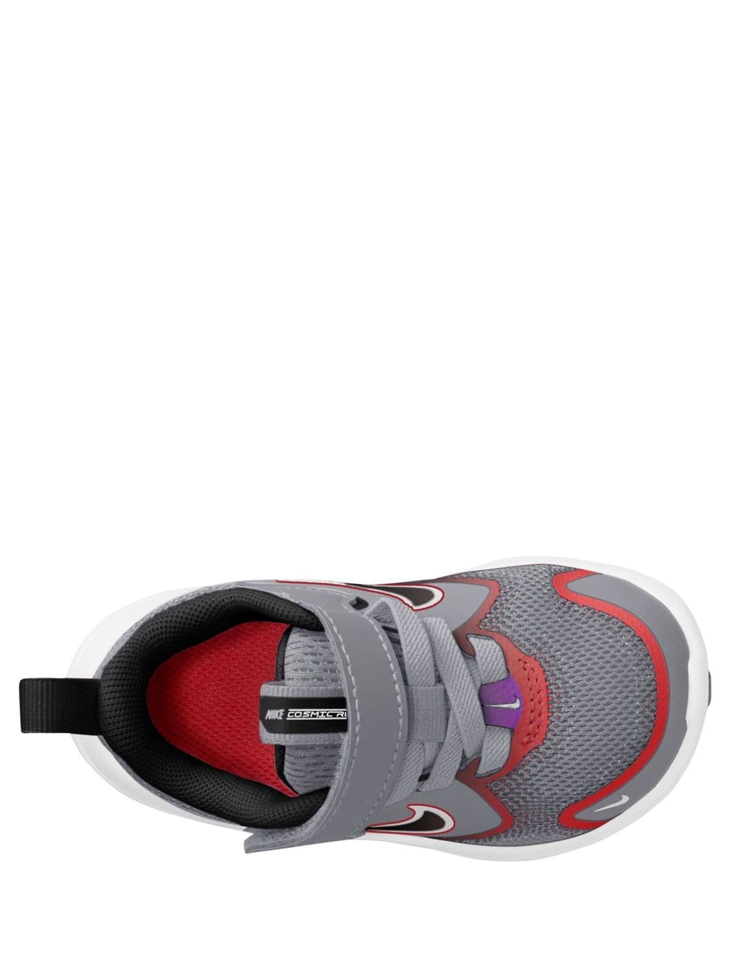 Nike Grey Red Infant Cosmic Running Trainers image 6