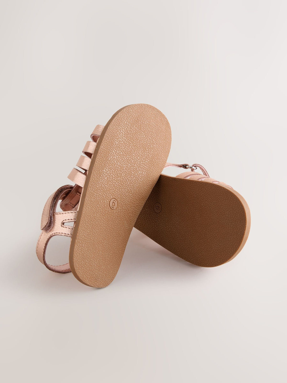 Dsiney Kidz - Rose Gold Ankle Strap Sandals with Touch Fastening image 5