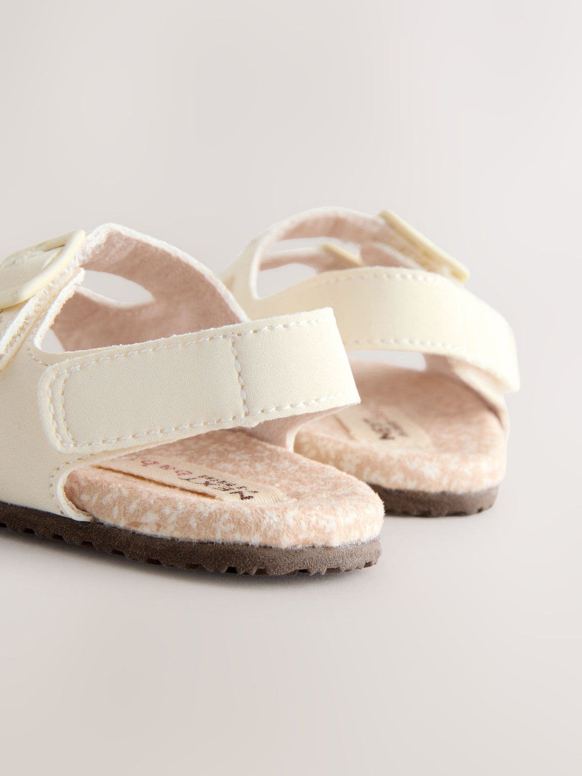 Neutral Floral Touch and Fasten Baby Sandals (0-24mths) image 5