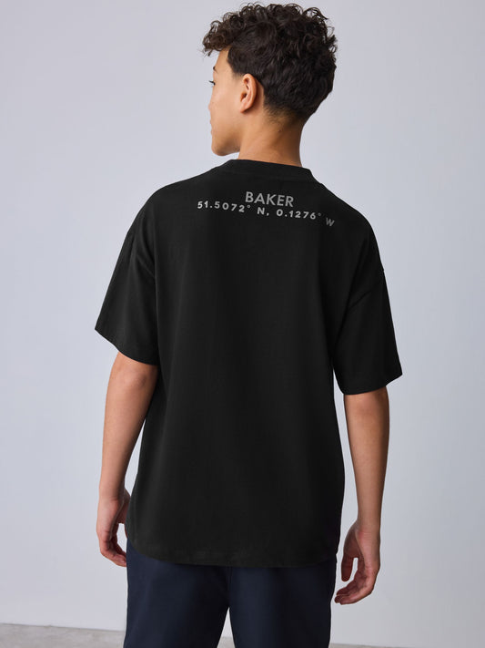 Baker by Ted Baker Oversized Graphic T-Shirt image 2