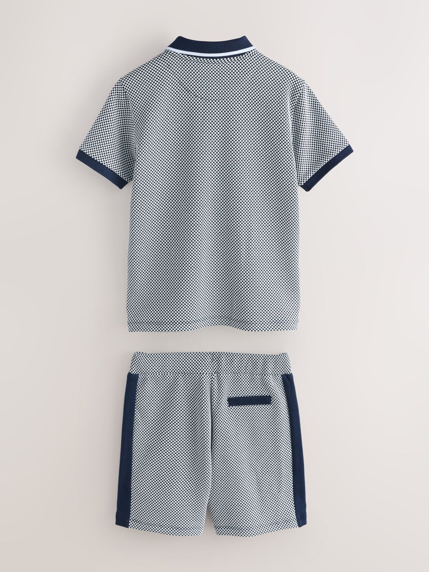 Dsiney Kidz - Baker by Ted Baker Textured Polo Shirt and Shorts Set image 10