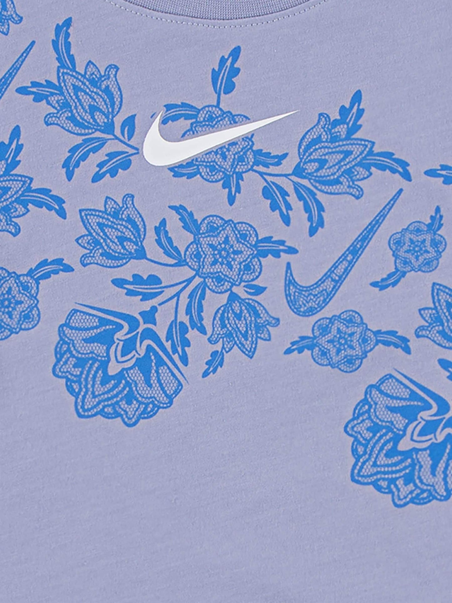 Nike Blue Little Kids Lace Print T-Shirt and Shorts Set image 4