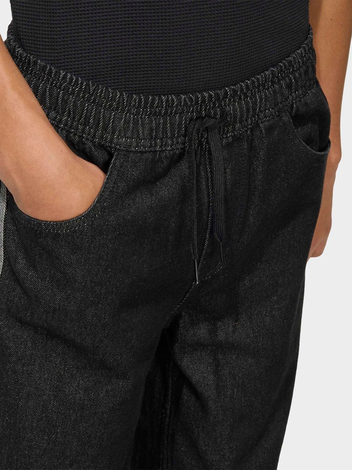 Dsiney Kidz - adidas Originals Black Firebird Wide Jogger Jeans image 5