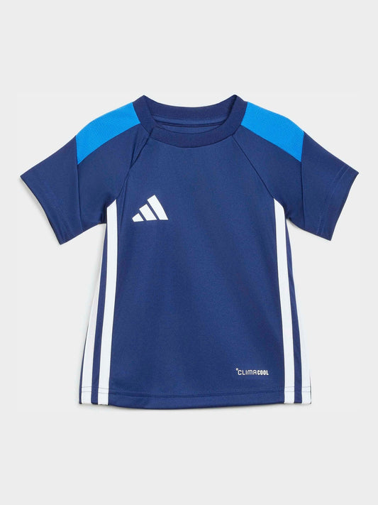 adidas Blue Tiro Essentials Top and Shorts Infant Set image 2