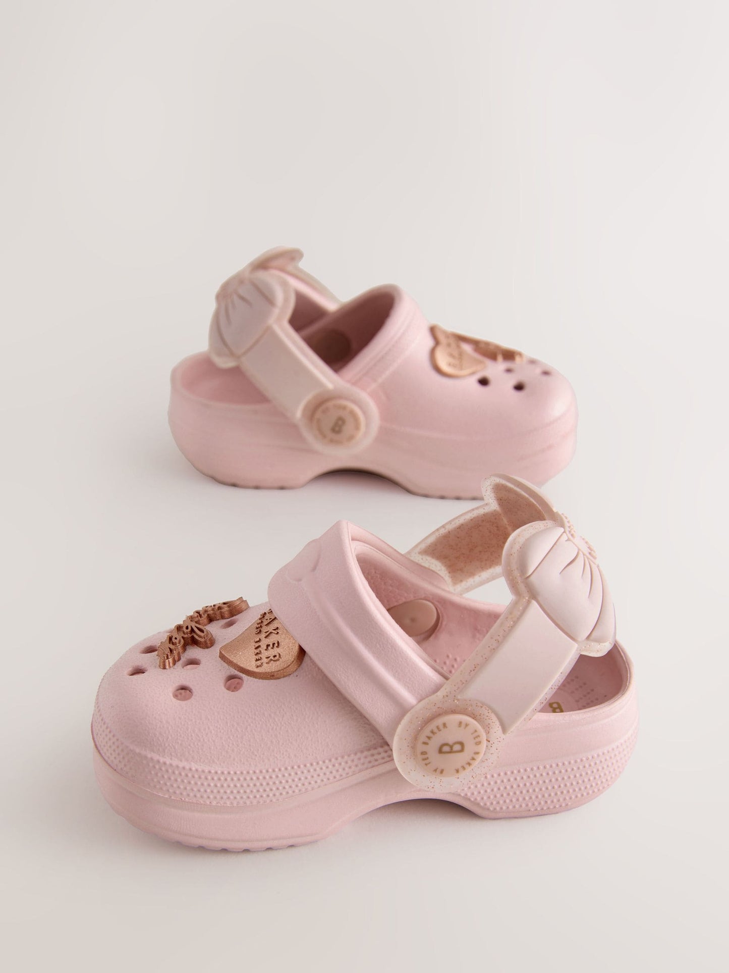 Baker by Ted Baker Baby Girls Clog Sandals With Bow image 4