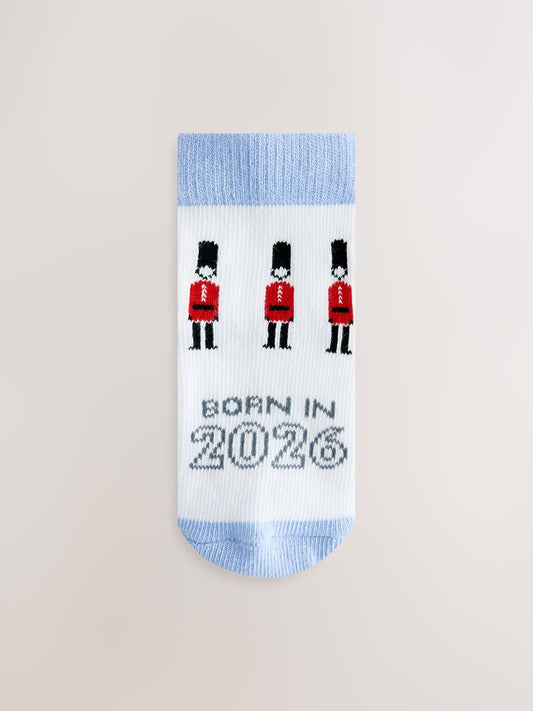 Baker by Ted Baker Multi Born in 2026 Socks 3 Pack image 2