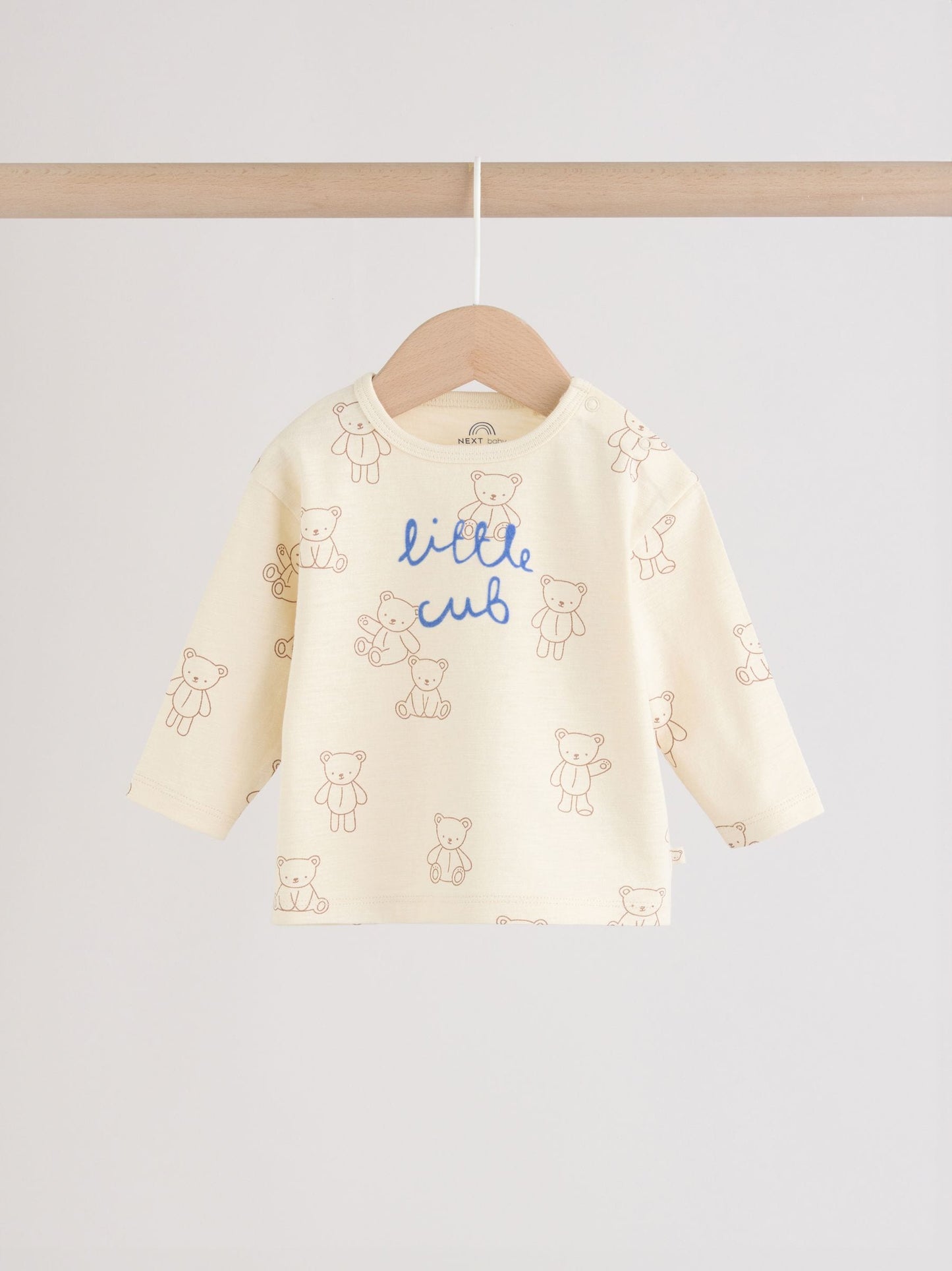 Blue/Brown Little Bear Cub Baby Top and Leggings Set 2 Piece (0mths-3yrs) image 7