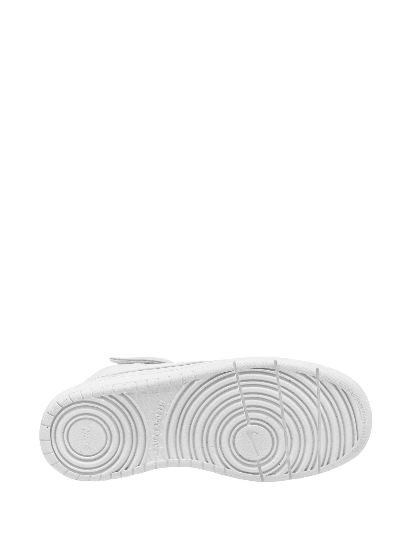 Nike White Youth Court Borough Mid Trainers image 7