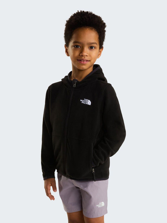 Disney Kidz - The North Face Black Kids Glacier Full Zip Hooded Fleece image 1