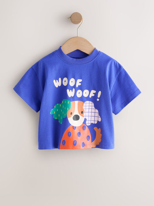 Dsiney Kidz - Blue/Green T-Shirts 4 Pack (3mths-7yrs) image 2
