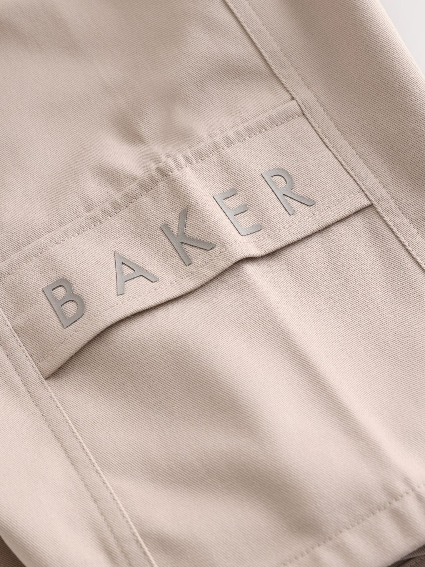Dsiney Kidz - Baker by Ted Baker Stone Woven Cargo Shorts image 10