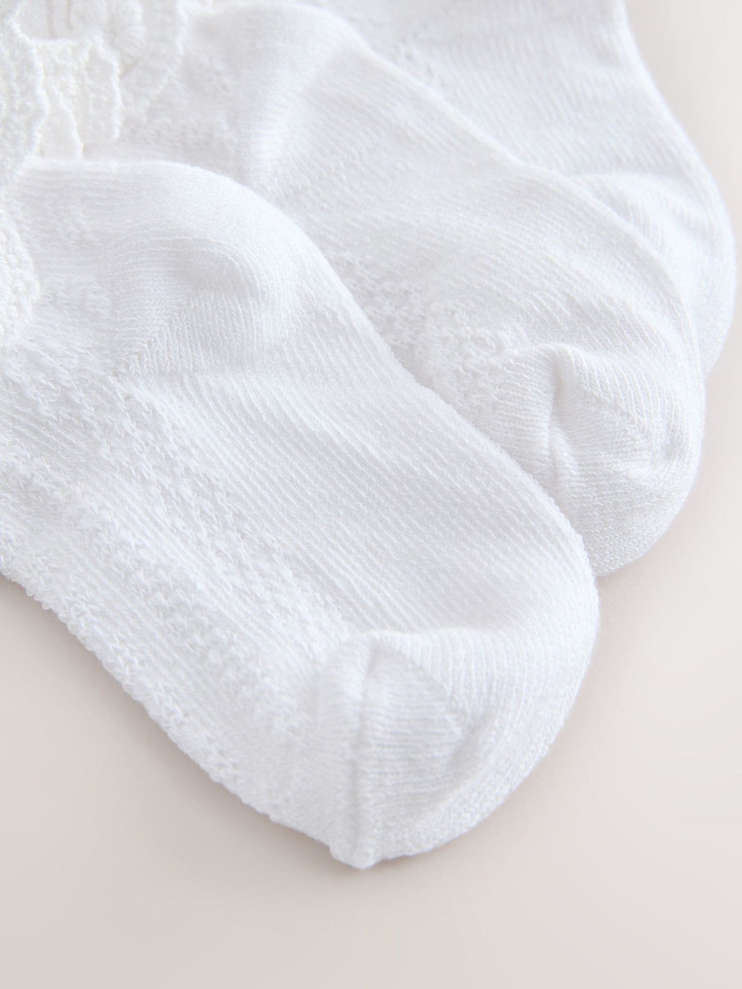 Dsiney Kidz - White Lace Baby Socks 3 Pack image 3