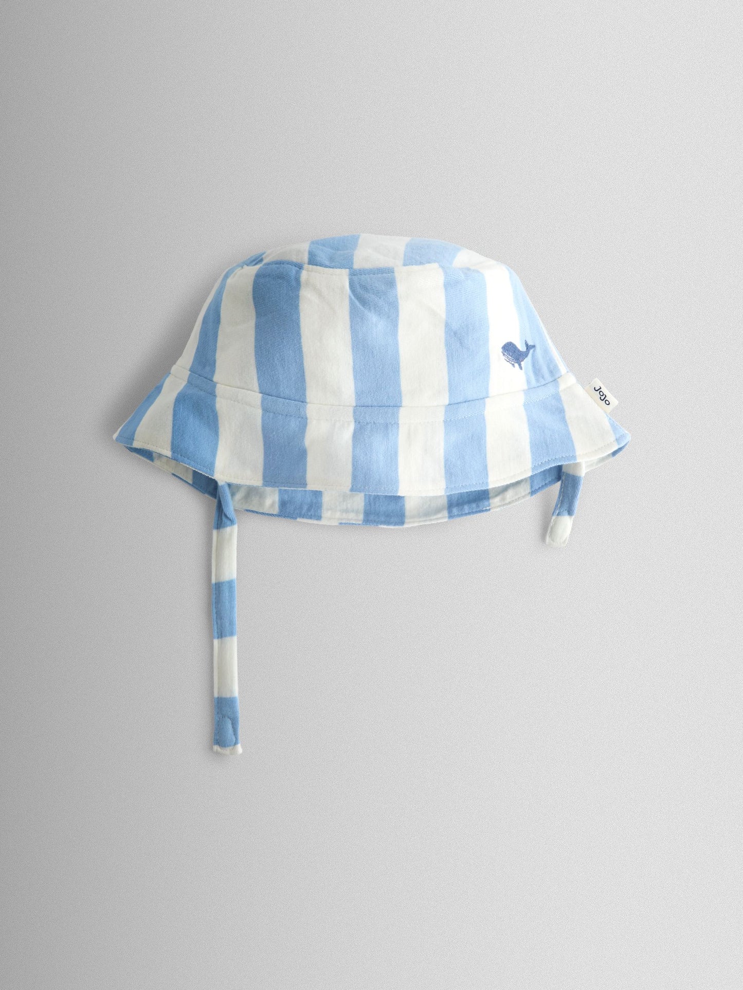 JoJo Maman Bébé Blue Whale Appliqué Romper & Hat Set image 5