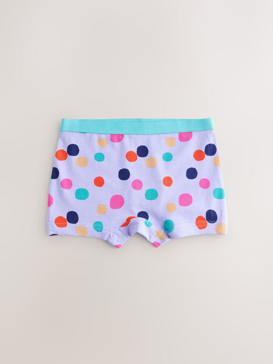 Blue/Pink Dog Short Briefs 5 Pack (2-16yrs) image 2