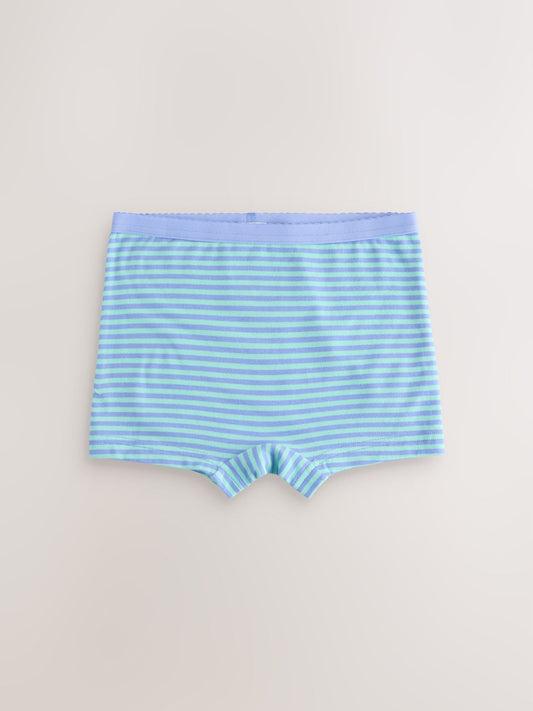 Blue/Navy Short Briefs 5 Pack (2-16yrs) image 2