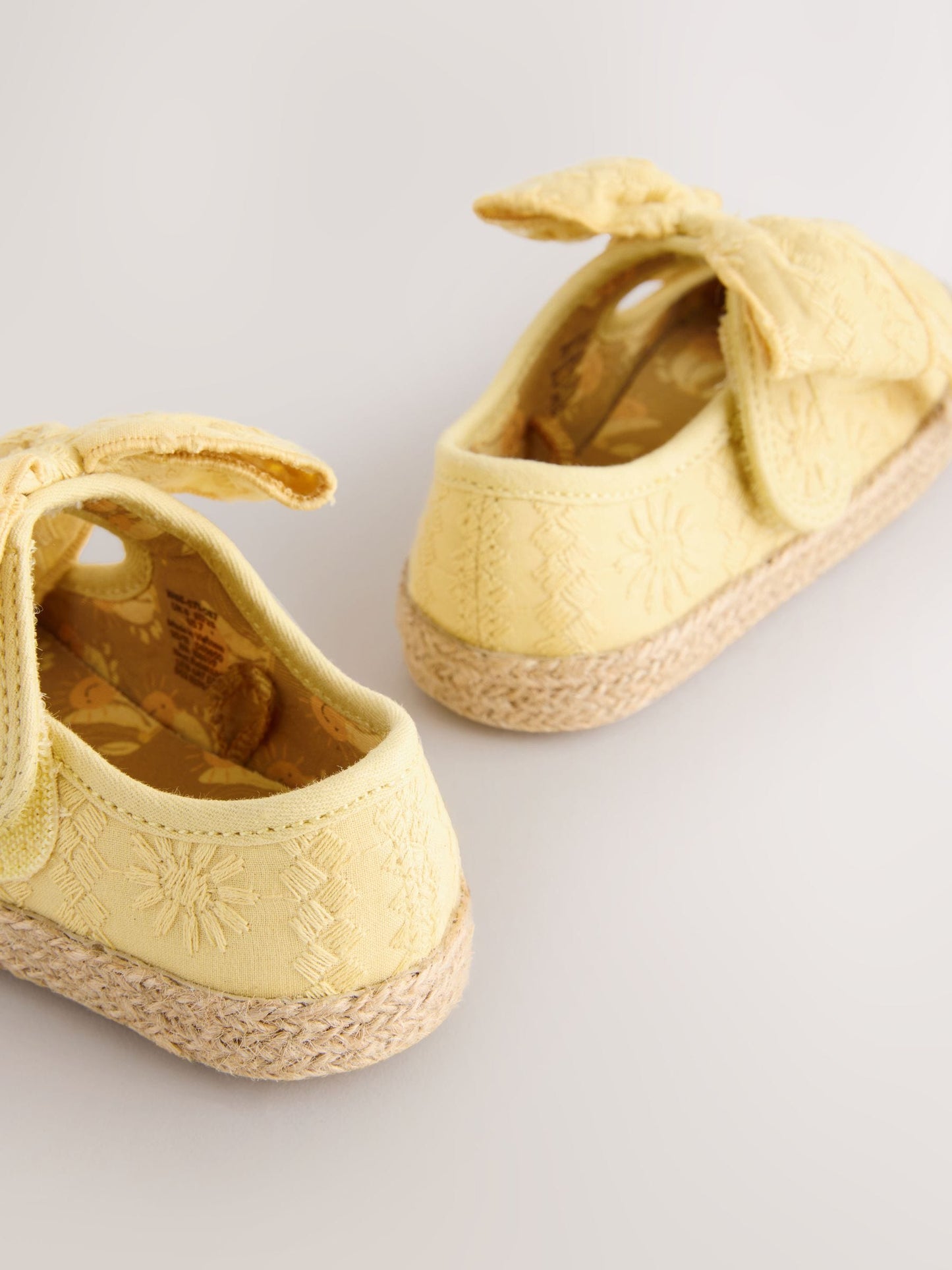 Yellow Bow Espadrille Shoes image 5