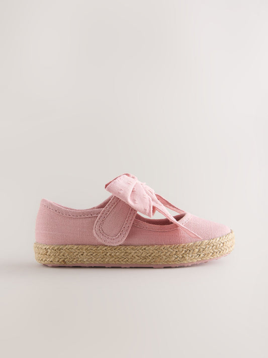 Dsiney Kidz - Pink Bow Espadrille Shoes image 2