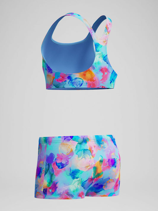 Dsiney Kidz - Speedo Multi Hyperboom Butterfly Back 2 Piece Bikini Set image 2