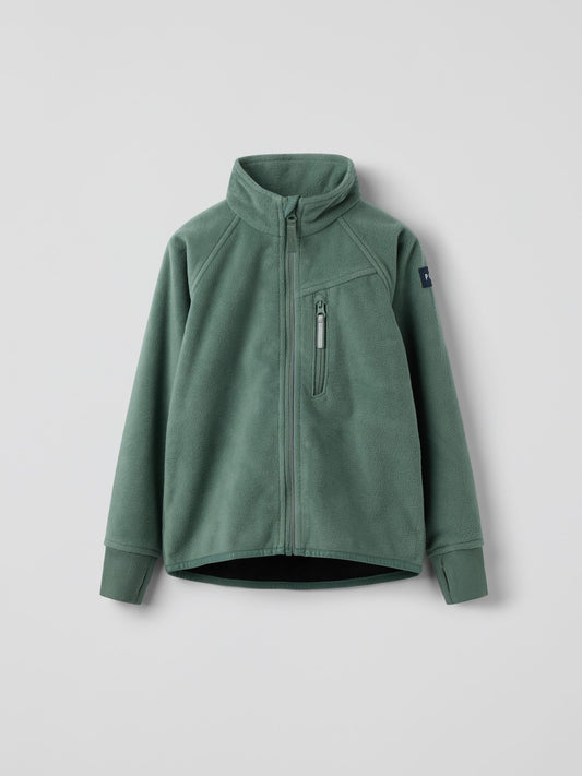 Dsiney Kidz - Polarn O. Pyret Green Waterproof Fleece Jacket image 2