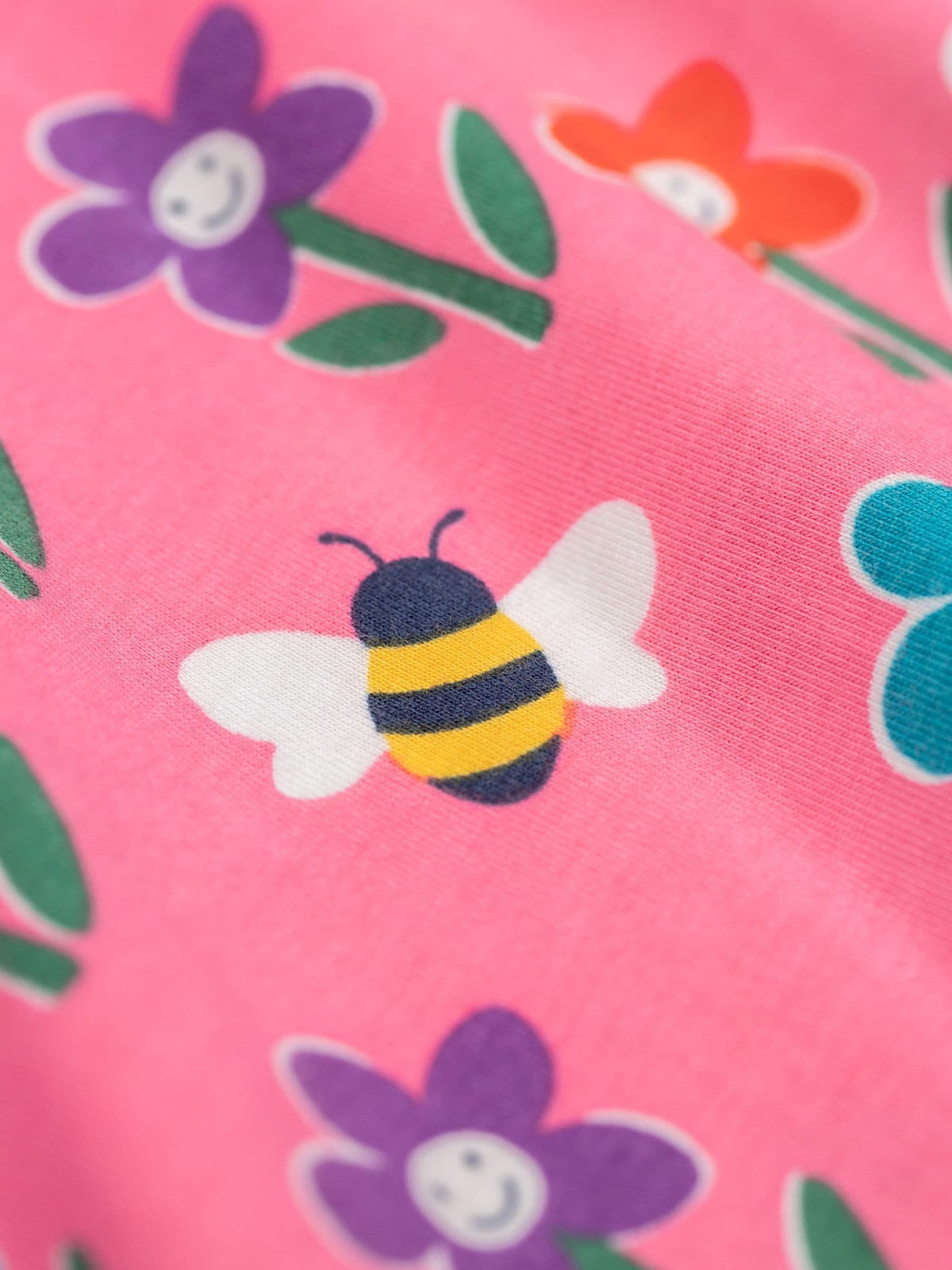 Dsiney Kidz - Frugi Coral Pink Sofia Skater Dress image 4