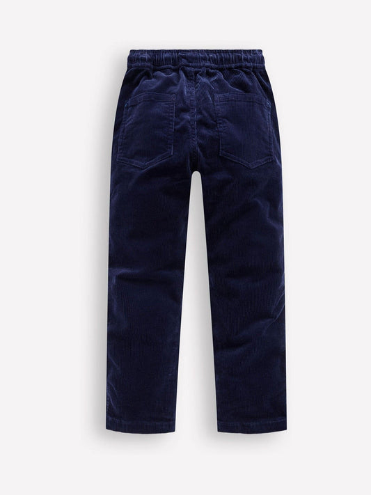 Boden Blue Slim Pull-on Trousers image 2