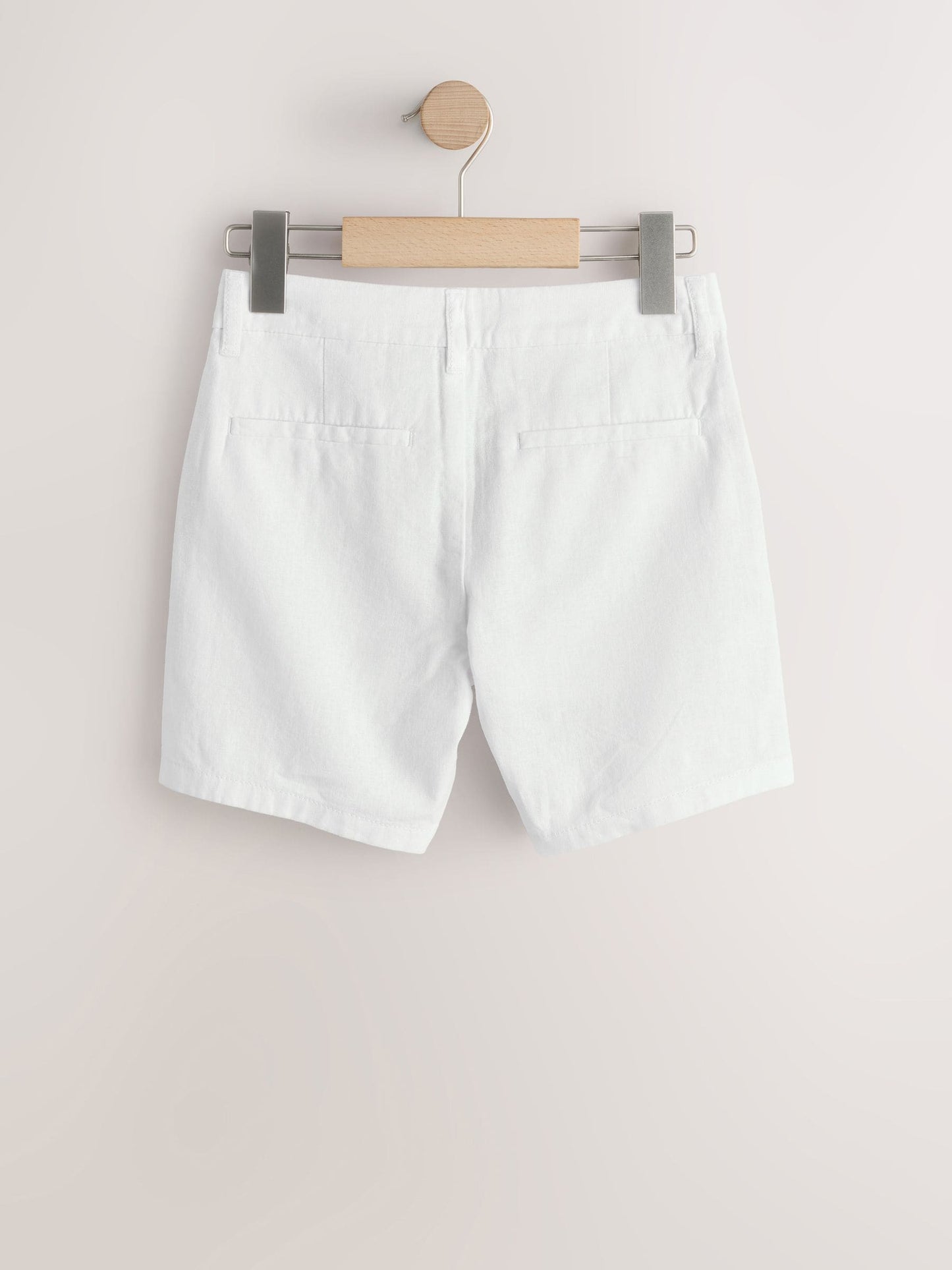 Dsiney Kidz - White Linen Blend Regular Fit Chino Shorts (3-16yrs) image 6