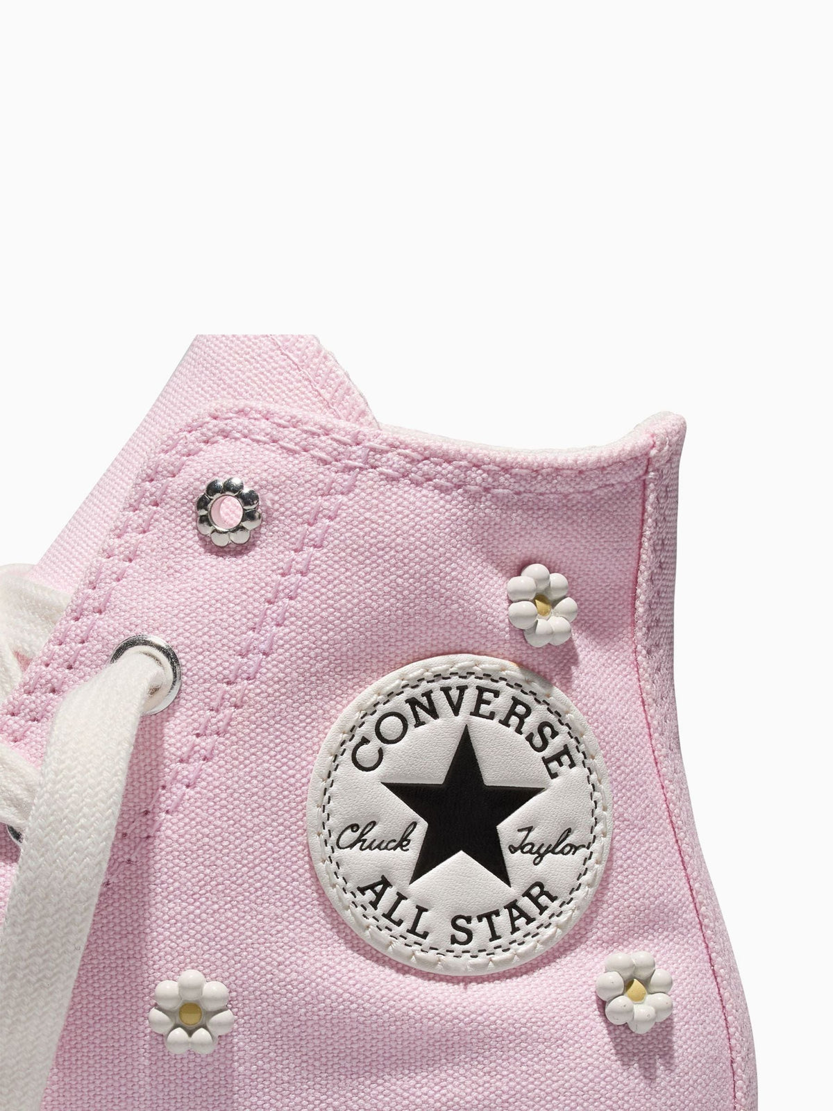 Converse Pink Chuck Taylor EVA Lift Beads Trainers image 7