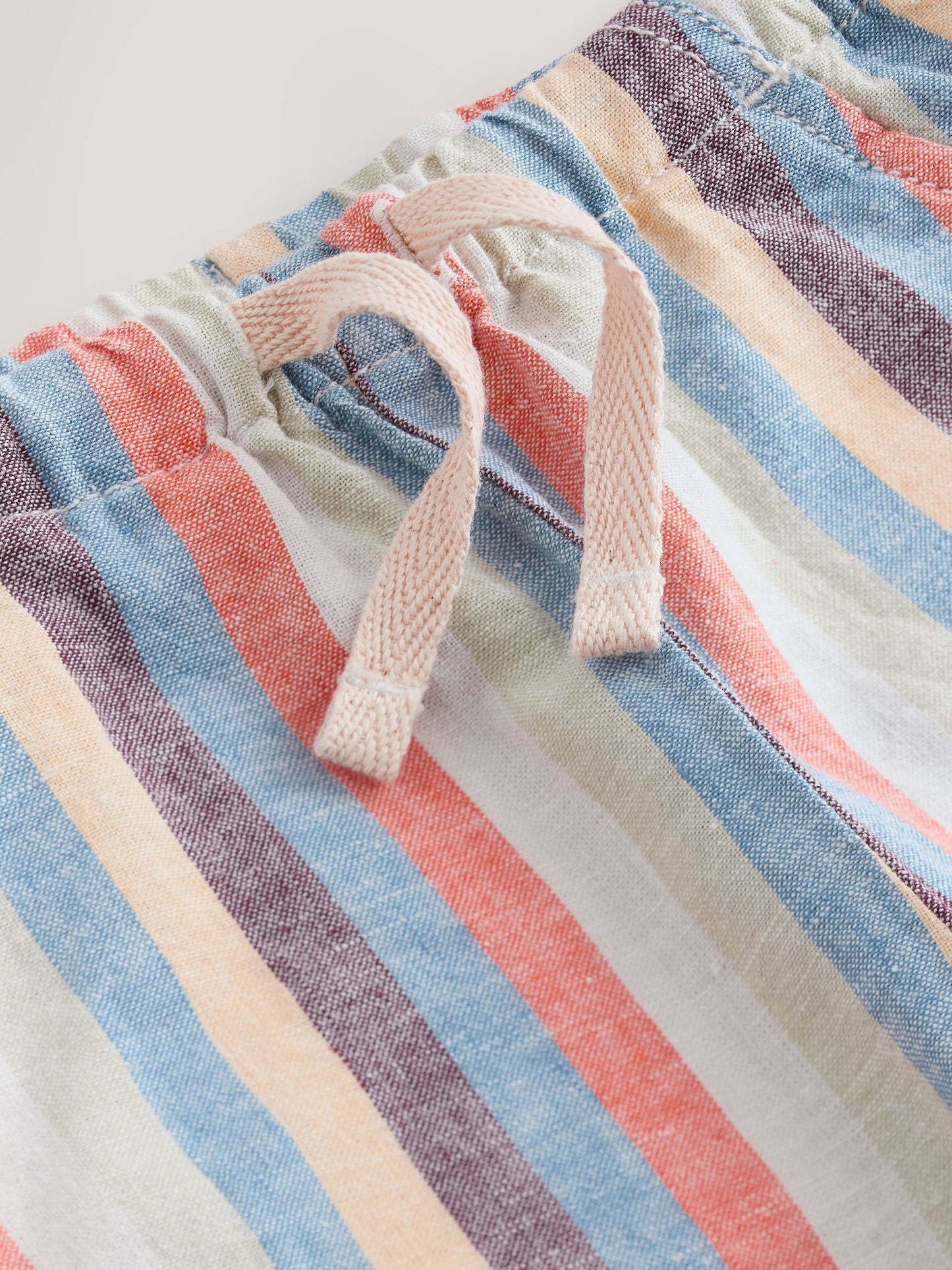 Dsiney Kidz - Multi Stripe Linen Blend Pull On Shorts (3mths-7yrs) image 7