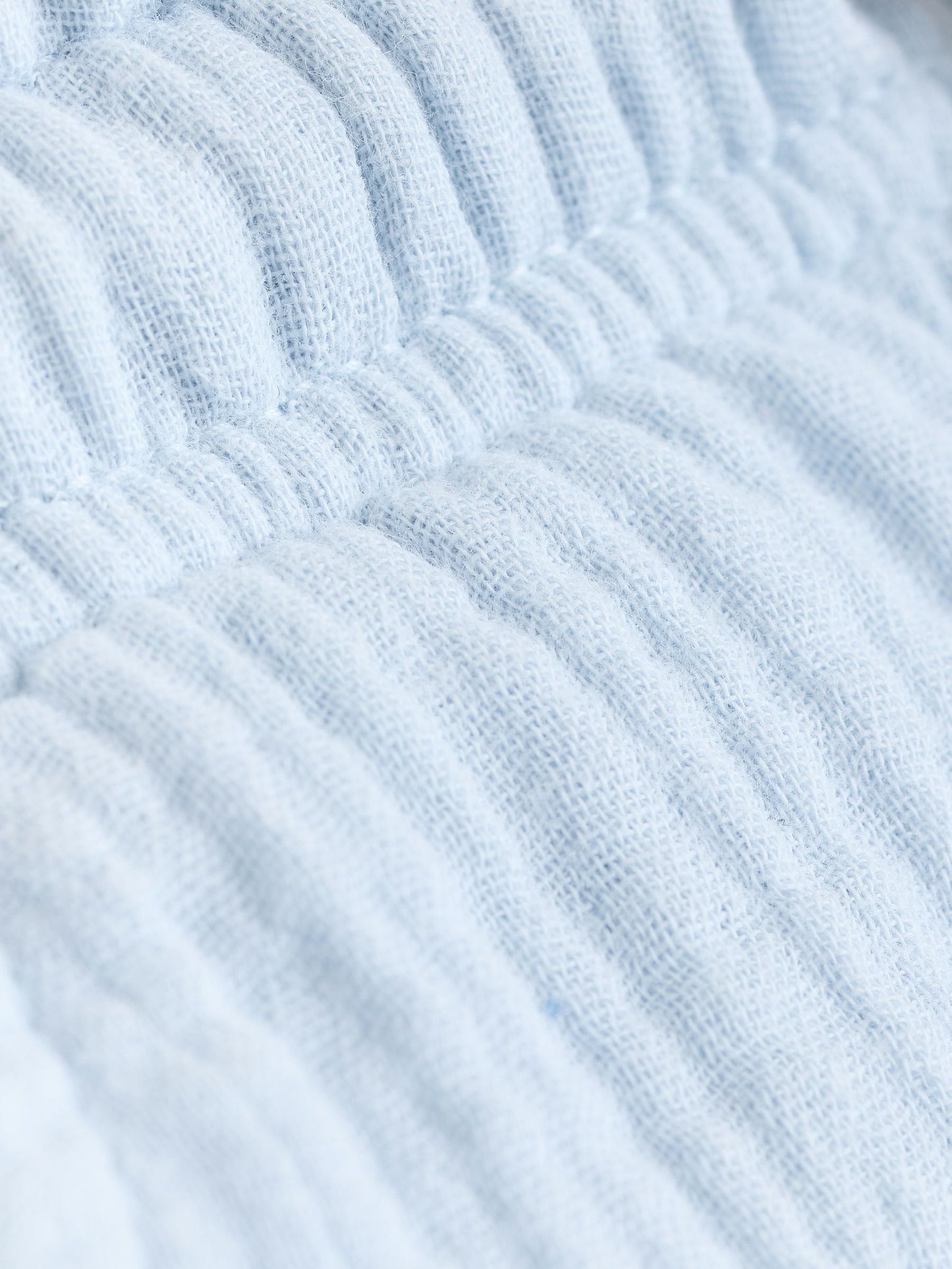 Pale Blue Soft Textured Pull On Shorts (3mths-7yrs) image 7