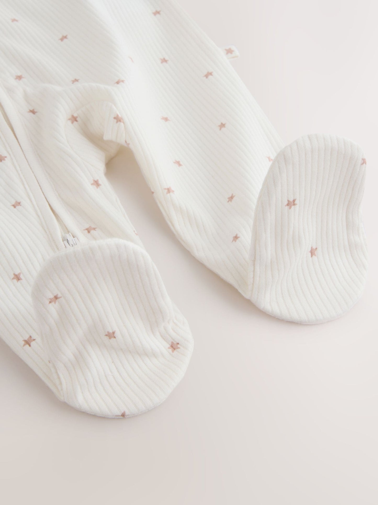 Cream Hello World Baby Sleepsuit and Hat Set (0-9mths) image 6