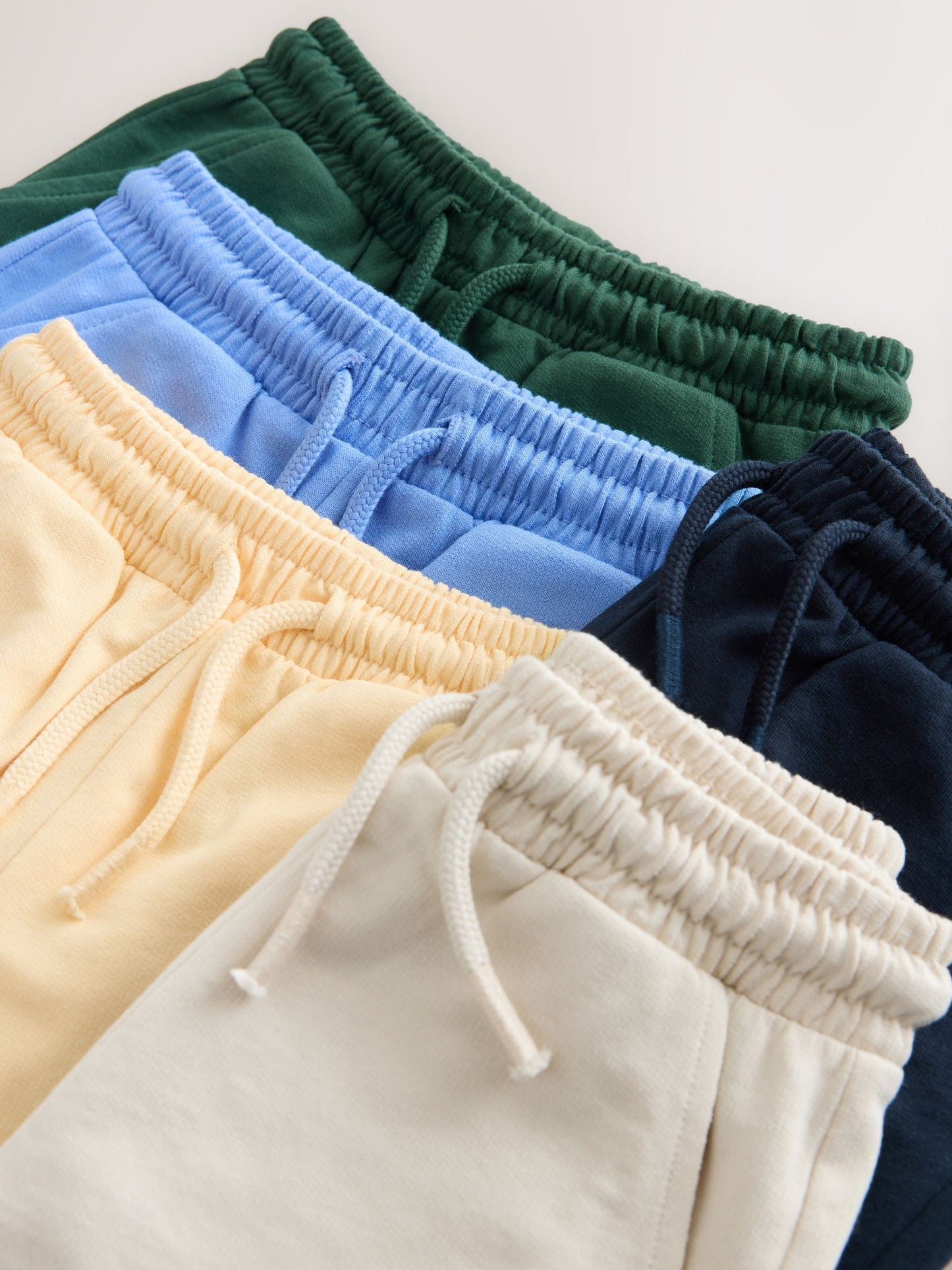 Blue/Yellow/ Navy Blue Jersey Shorts 5 Pack (3mths-7yrs) image 9