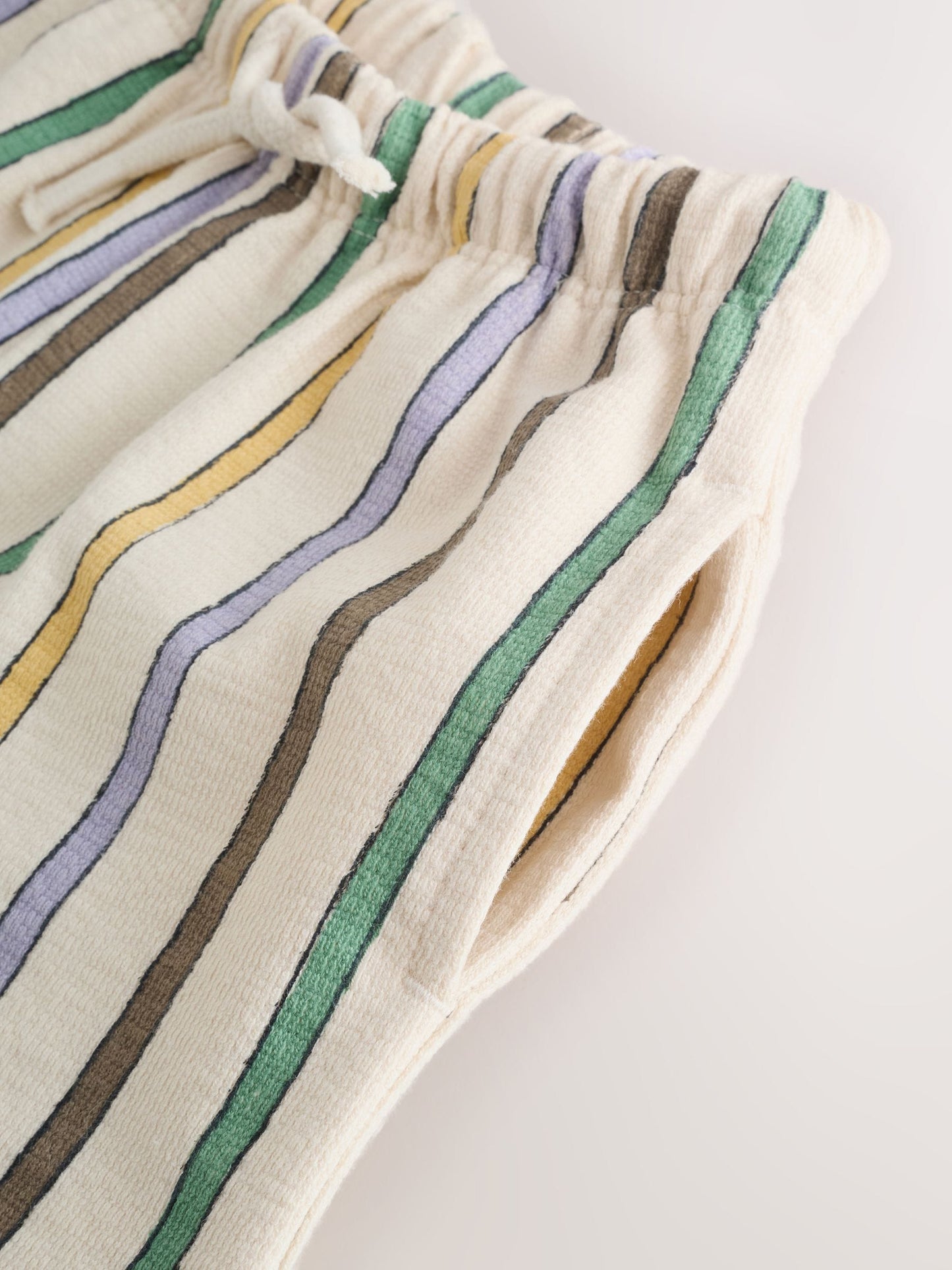 Multi Pastel Stripe Textured Lightweight Joggers (3mths-7yrs) image 8