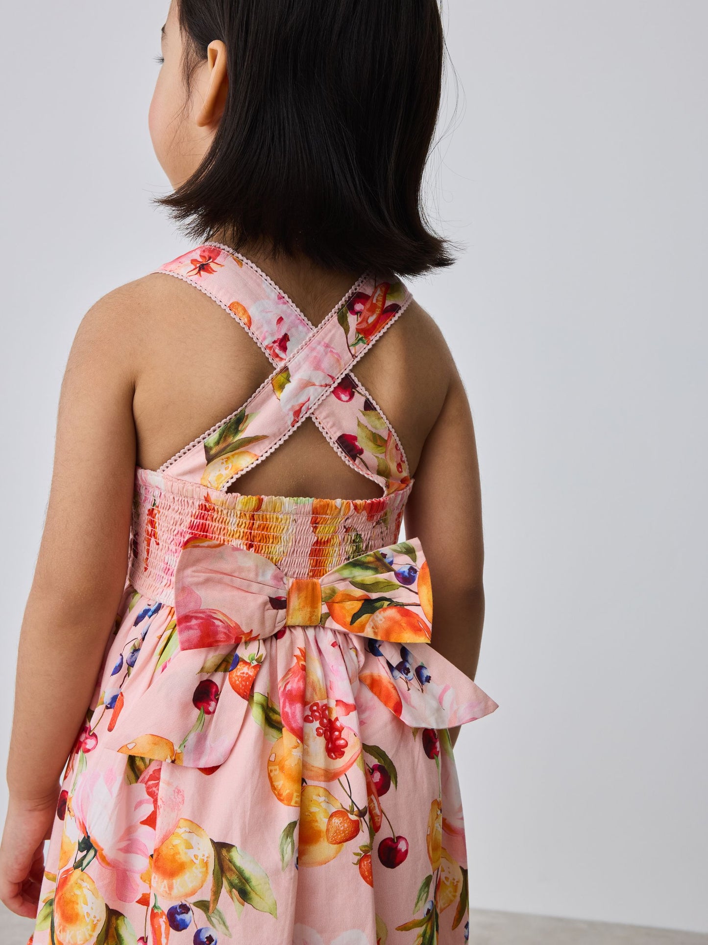 Baker by Ted Baker Fruit Print Cross-Back Tiered Multi Dress image 6