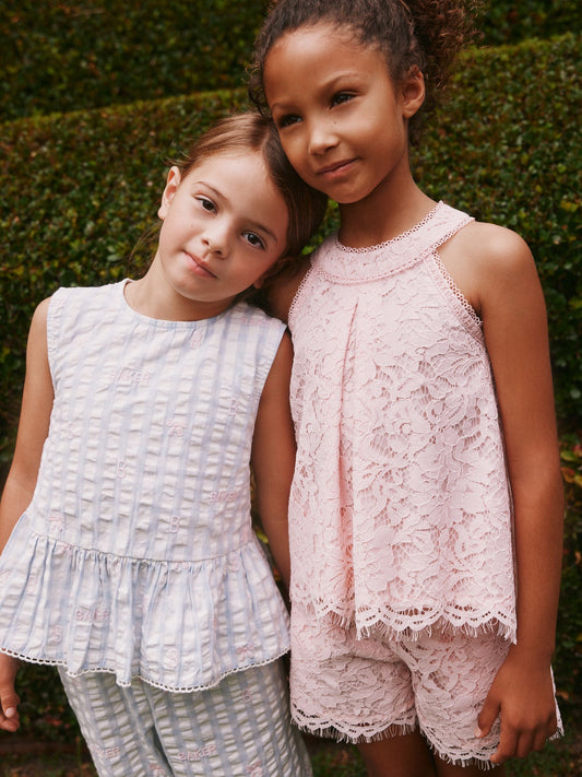 Dsiney Kidz - Baker by Ted Baker 2 Piece Lace Halter Top & Shorts Set image 2