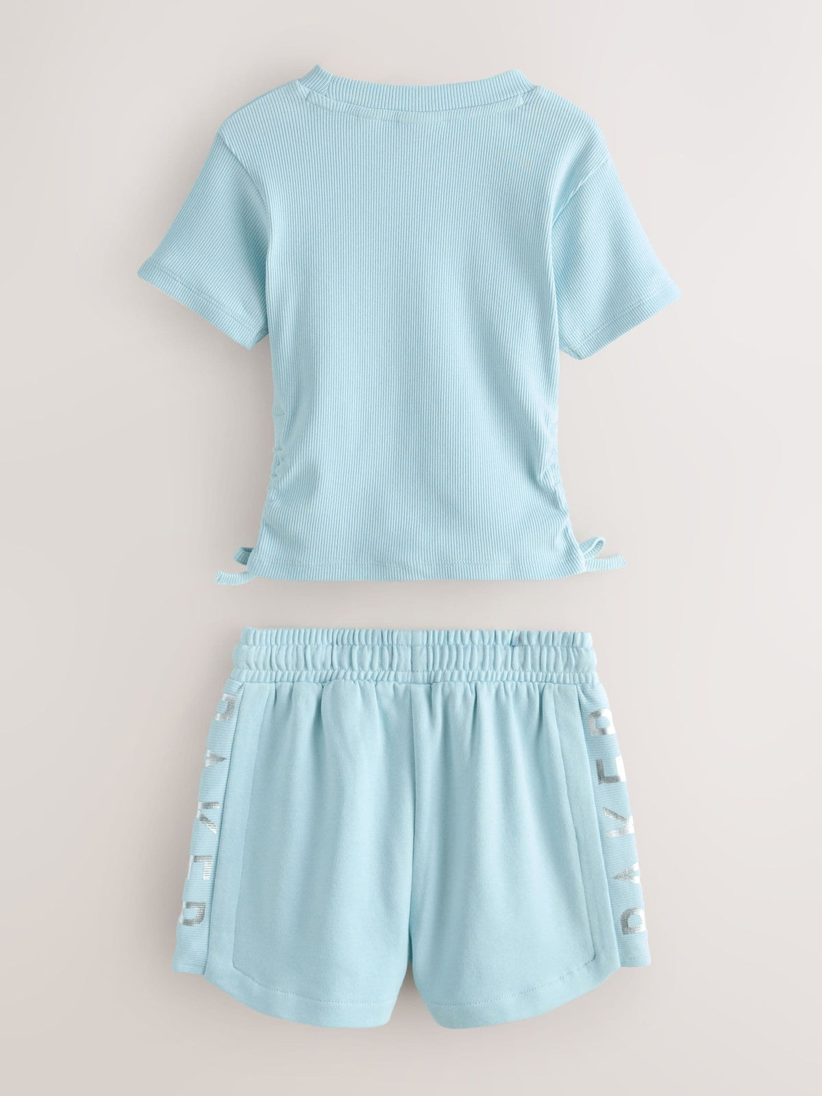 Dsiney Kidz - Baker by Ted Baker 2 Piece Ruched Rib T-Shirt & Shorts Set image 10