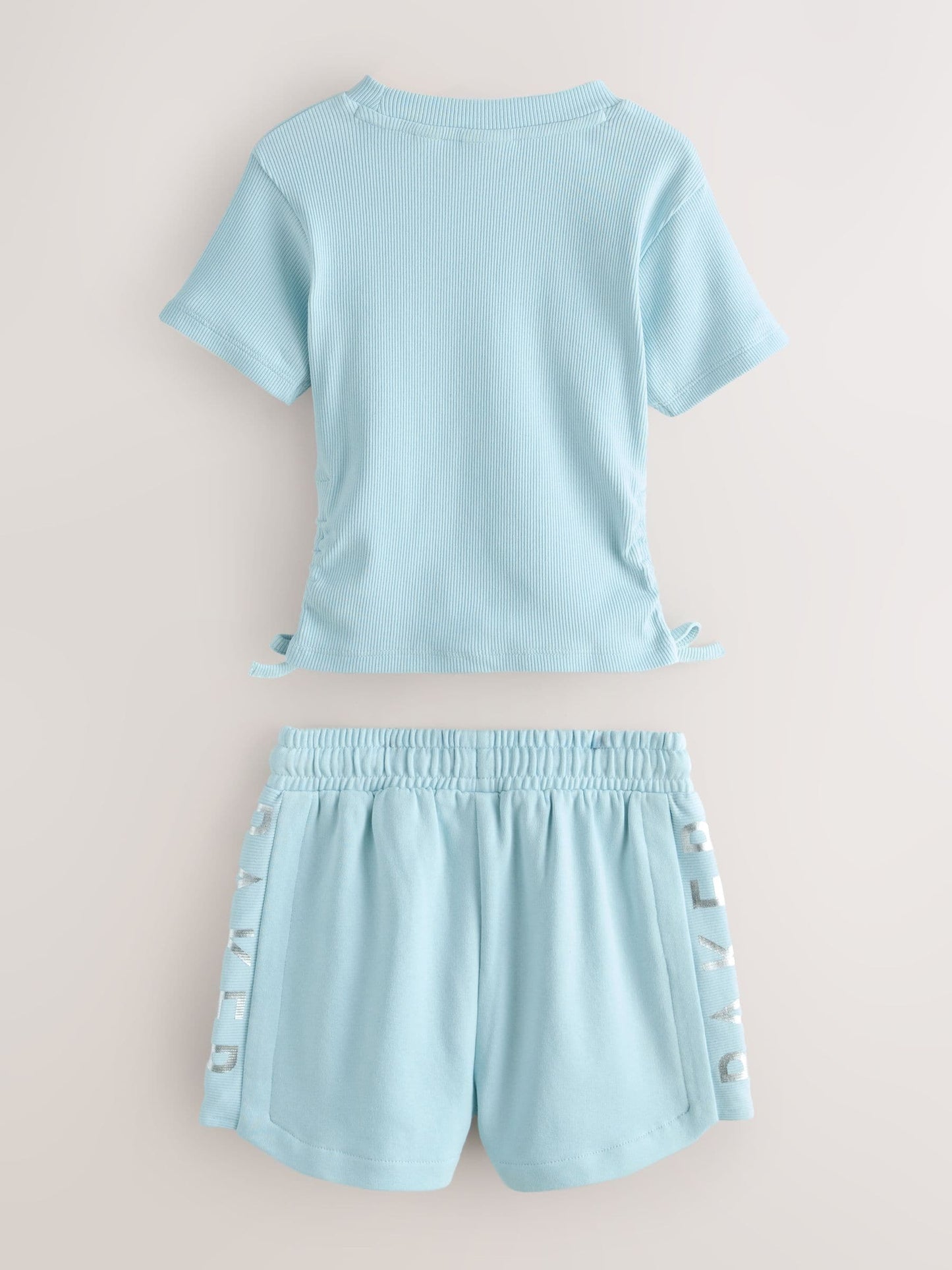 Baker by Ted Baker 2 Piece Ruched Rib T-Shirt & Shorts Set image 10
